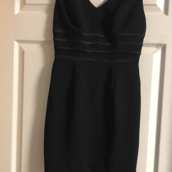 Petite  Black  Cocktail Backless Andrea Polizzi for Rex Lester Evening Dress - Picture 2 of 9